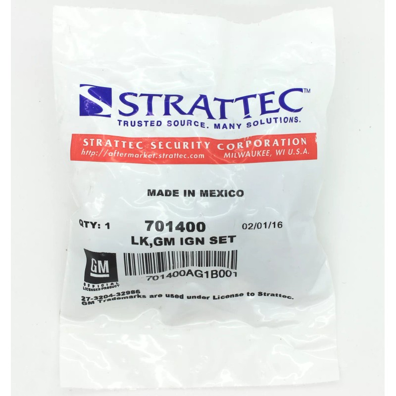 Strattec New OEM Strattec Black Ignition Lock Cylinder with GM
