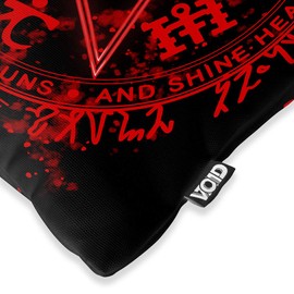 VOID Hellsing Pentagram Cushion Cover Polyester Waterproof Outdoor Vampire Anime Manga Japan Cushion Size:50x50cm