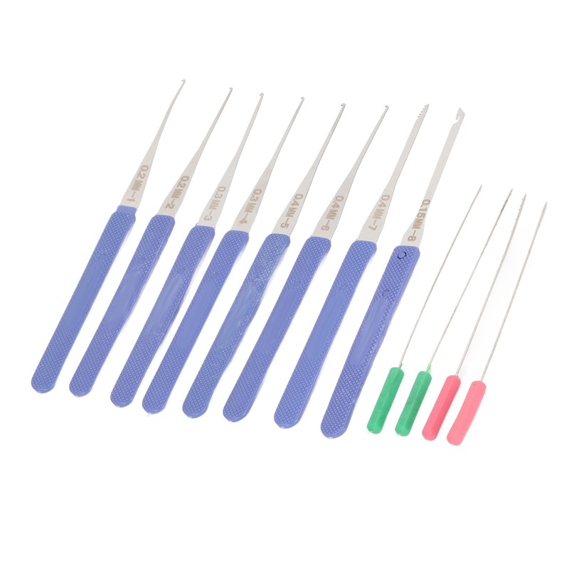 12PCS Tap Extractor Spring Steel Tap Remover Tool Kit Stripped