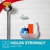 Command BATH11-ES Shower Caddy with Water Resistant Strips - Frosted
