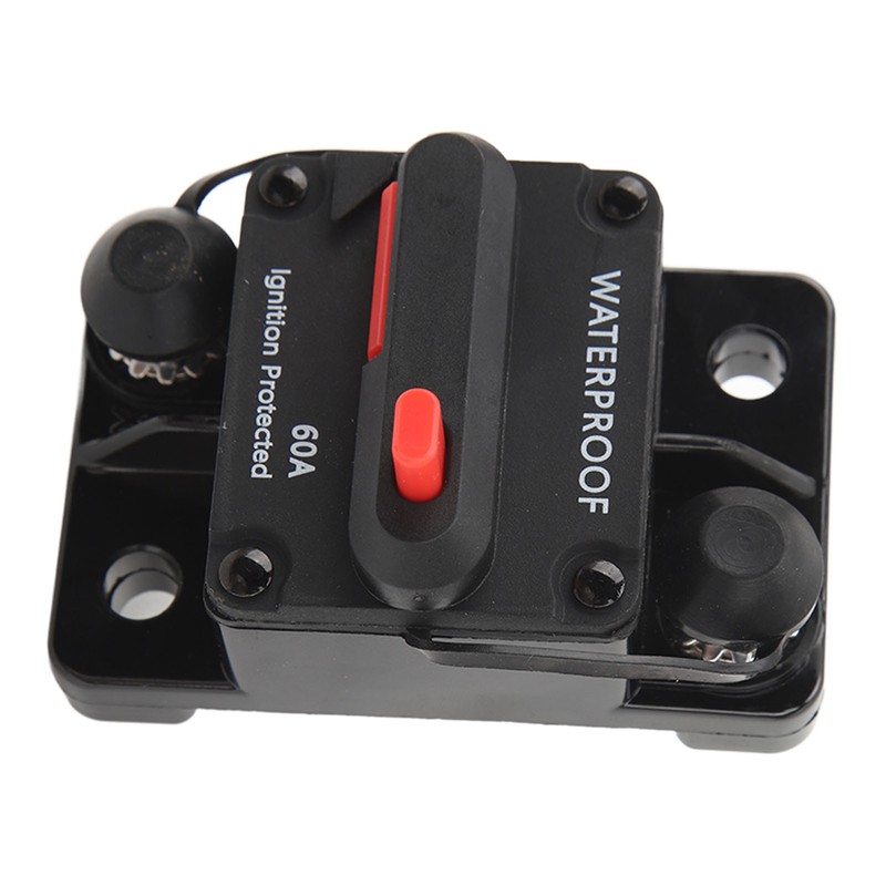 Car Audio Circuit Breaker 12V Waterproof Manual Reset with Fuse