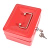 1Pc Mini Portable Iron Petty Lockable Cash Money Coin Safe