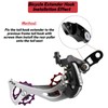 VGEBY Bicycle Rear Derailleur Extender, Bicycle Derailleur Hanger Extender Rear