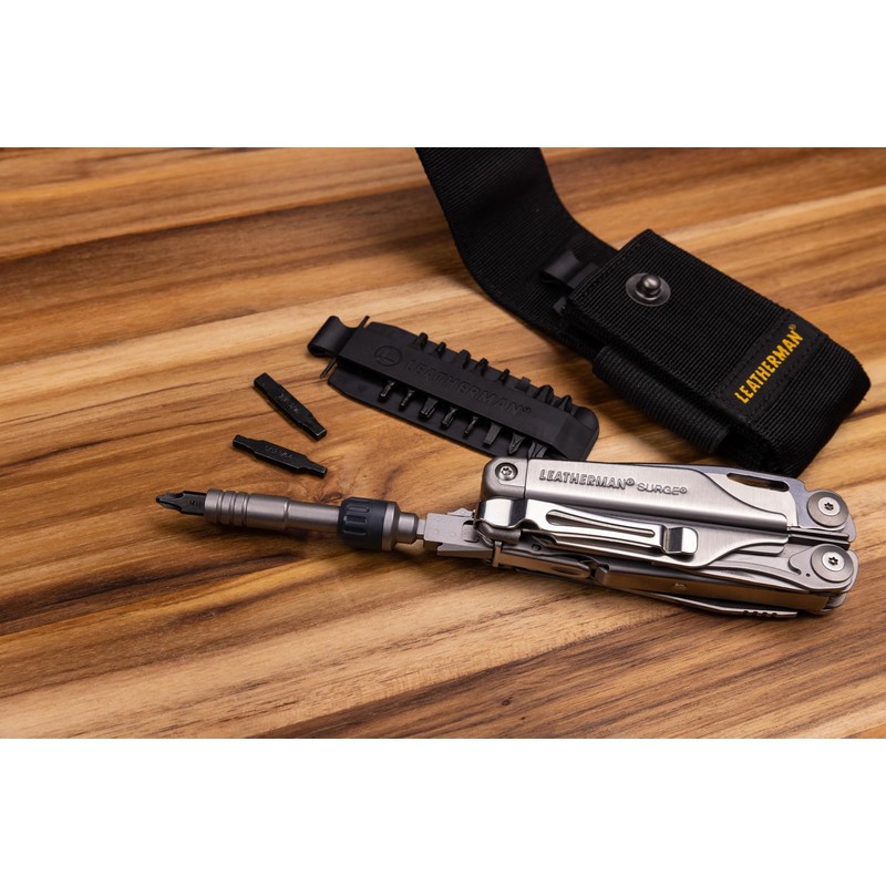 Leatherman, Ratchet driver, fits both Leatherman flat bits and standard