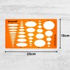 Ellipse Template for Technical Drawing - Ellipse Drawing Stencil 10