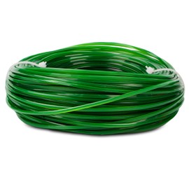 Grass Trimmer Line String Trimmer Line Square Nylon Strimmer Cord String 2.0mm for Brush Cutter Lawn Mower, 50M