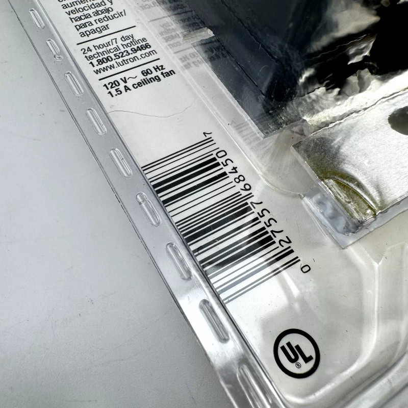 Lutron Skylark SFSQ-FH-WH White 3-Speed Fan Control For 1.5A Ceiling