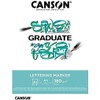 Canson Lettering C31250P026 A4 20 Sheets Satin 180 g White
