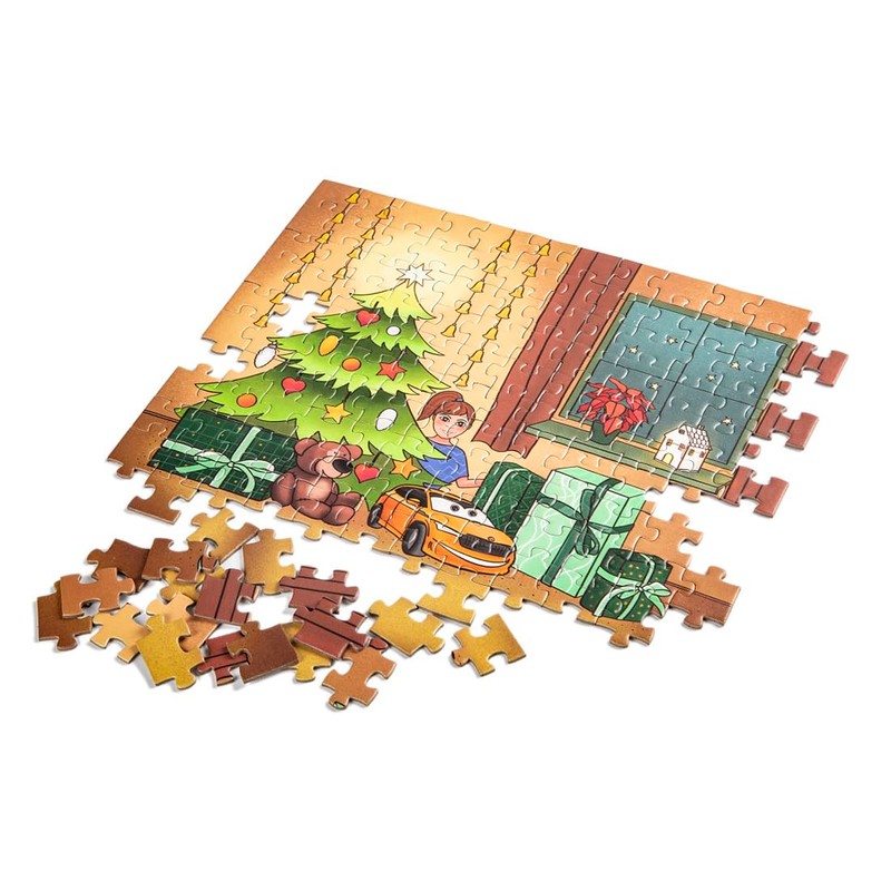 Skoda 6U0087525B Christmas Puzzle Money Box 132 Pieces