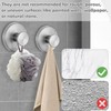 GOUKAWADA Stainless Suction Hooks for Bathroom, Vacuum Suction Hook Heavy