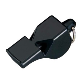 HuntEmUp Ultimate Dog Training Whistle for Sport, Hunting, Duck, and Bird Dogs - Black Lanyard, Pealess Design to Prevent Freezing, Heavy-Duty Plastic - Sleek in Black