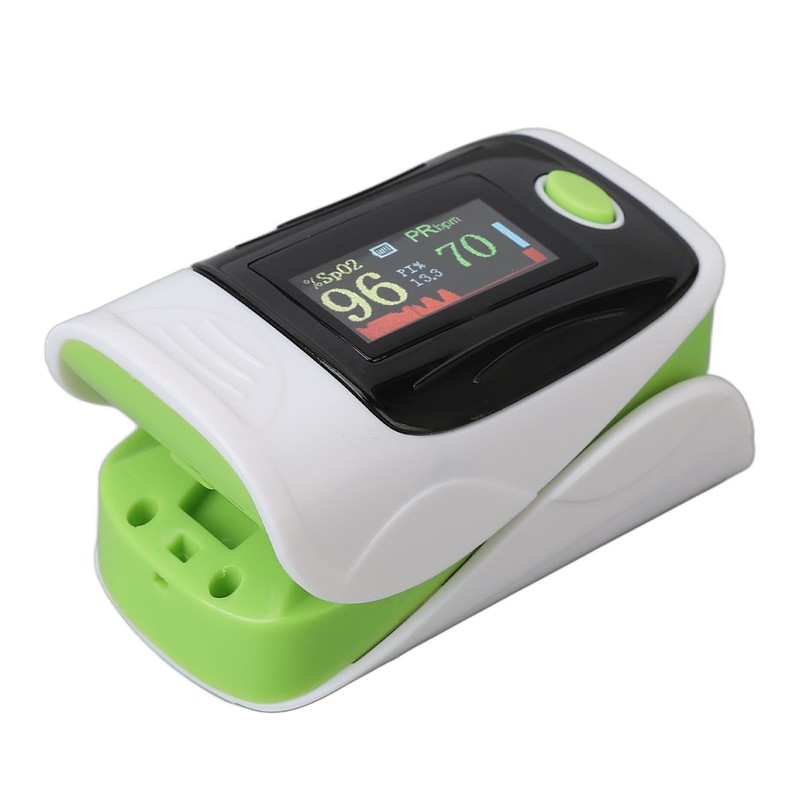 Fingertip Pulse Oximeter Adjustable Automatic Portable OLED Blood Oxygen Saturation