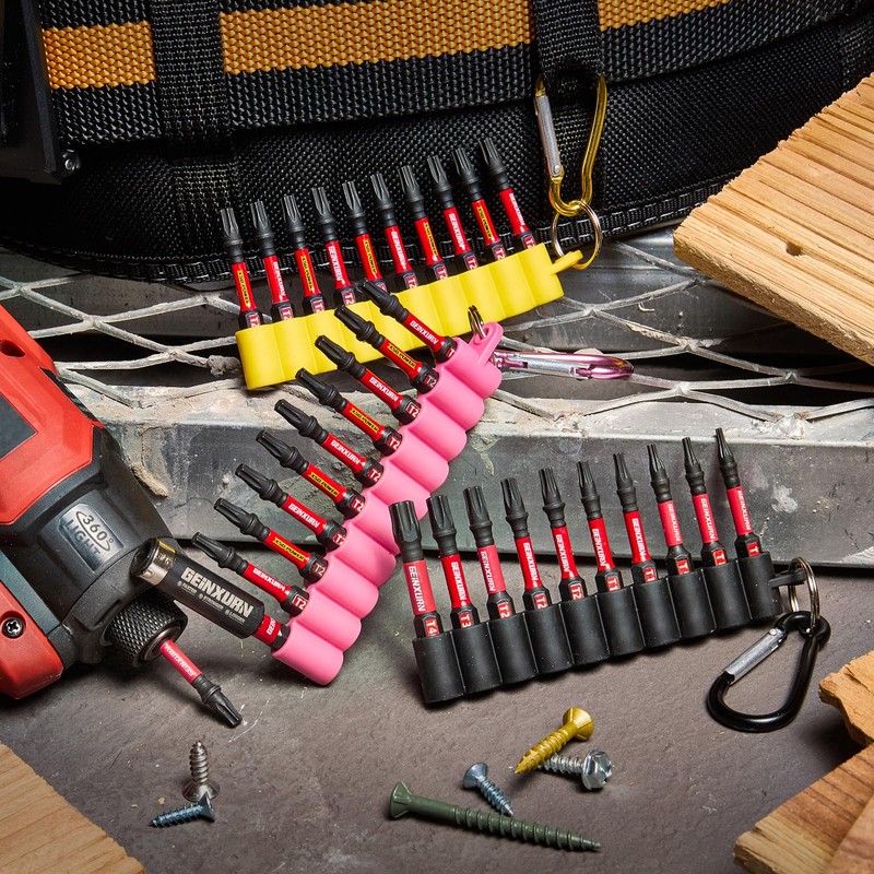 Geinxurn Impact Torx Screwdriver Bits Set, 30 Pieces 2”Magnetic S2