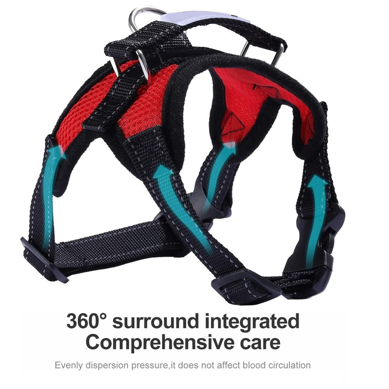 Dog Harness Mesh Breathable Comfortable Pet Vest No Pull Adjustable