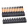 26Pcs Screwdriver Bit Star S2 Alloy Steel 1/4in Hex Shank