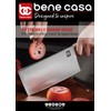 Bene Casa 7-Inch Stainless Steel Cleaver Knife with Rosewood Handle