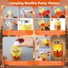 VIHOSE 12 Set Camping Lanterns Crafts with LED Candle Light
