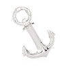 NKlaus Maritime Bottle Opener and Corkscrew Anchor Made of Nickel-Plated
