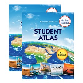Merriam-Webster Merriam-Webster's Student Atlas, Pack of 2