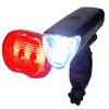 Sport Direct™ MegaWhite 50 Lumen Set. Front/Rear Bike Light Set.