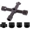 UKDeals Direct® 4 Way Utility Key Multifunction Meter Key, Utility