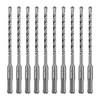 SALI 10PCS SDS Plus Rotary Hammer Drill Bit Concrete Drill