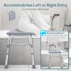 Tub Transfer Bench for Bathtub, Height Adjustable Shower Bench with