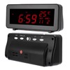 LED Clock Natural Sound Time Date Temperature Display Glowing Digital