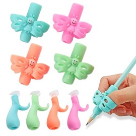 JuneLsy Pencil Grips for Kids Handwriting Pencil Gripper Pencil Holder Posture Correction Training Writing AIDS for Preschooler Kids Toddler