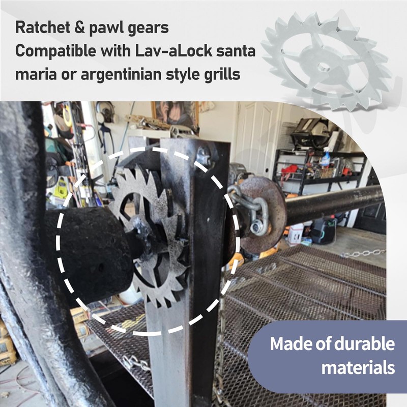 2 Sets of Ratchet & Pawl Gears Compatible with Lav-Alock