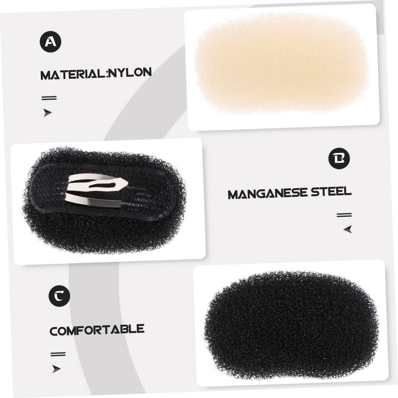 FRCOLOR 4sets Hair Styling Tool Hair Pad Clip for Women