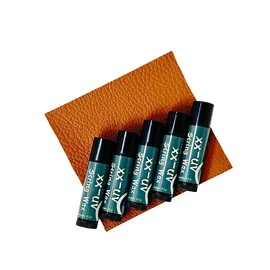 xx-uv 5-Pack Archery String Wax with Leather Applicator – Protective Bowstring Lubricant for Recurve, Compound & Traditional Bows – Reduces Friction & Extends String Life