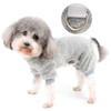 Zunea Winter Dog Pyjamas for Small Dogs Fuzzy Warm Fleece