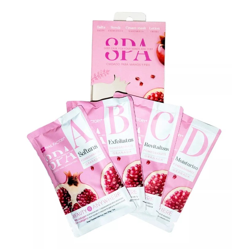 Nail Factory Pack 4 Pz Kit Spa Sales 4 Aromas