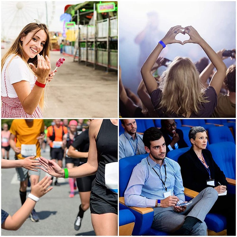 Disposable Wristbands for Events - Counting Reentry - Waterproof, Tear
