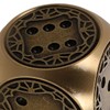Vaguelly Set Brass Dice, Antique Dice, Metal Dice, Golden