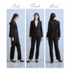 Nissen Women's Suit Tailored Jacket Pants Suit (Jacket + Straight