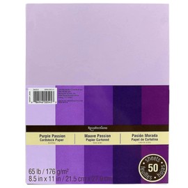 Recollections Cardstock Paper, 8 1/2" X 11" Purple Passion