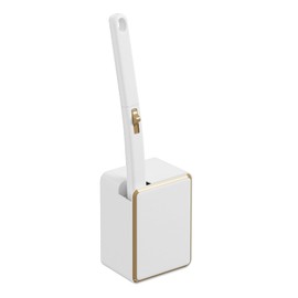 Disposables Toilet Brush with Liquid Wall-Mounted Tool for Bathroom Replacement Brush Head Access