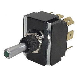 QuikConnct Toggle Switch, DPDT, 10A @ 250V