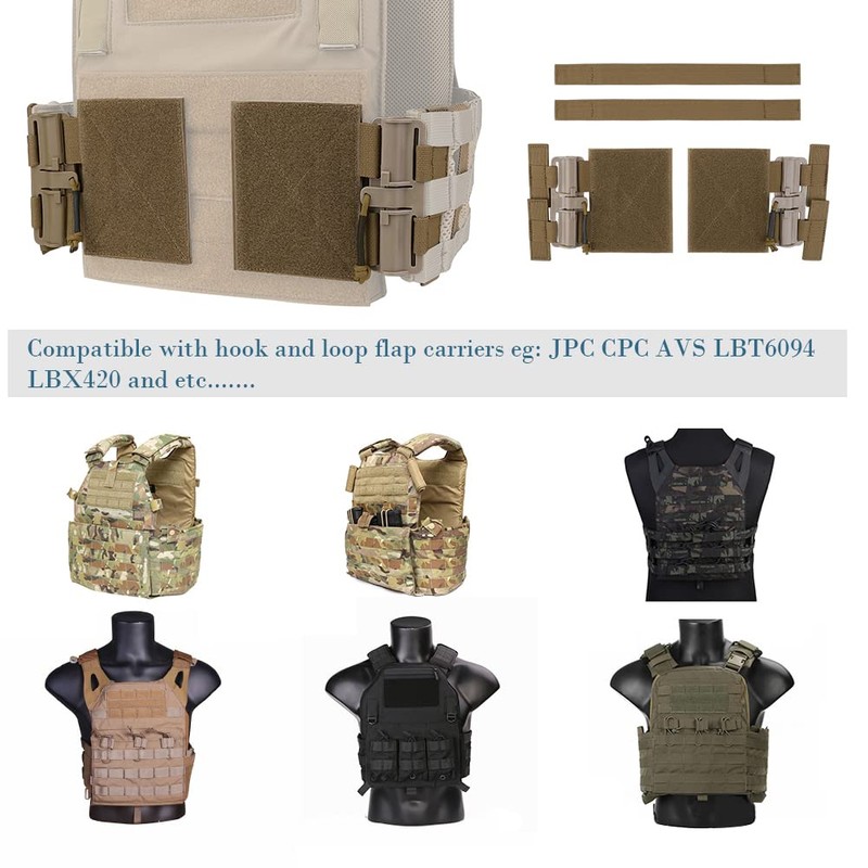 Tactical Cronex Molle Vest Quick Release Buckle Set, Quick Disconnect