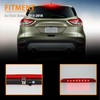 ZDEERAOTO Full LED 3rd Third Brake Light Replacement for Ford