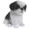 Kisangel 1pc Shih Tzu Figurine Dog Statues Home Decor Resin