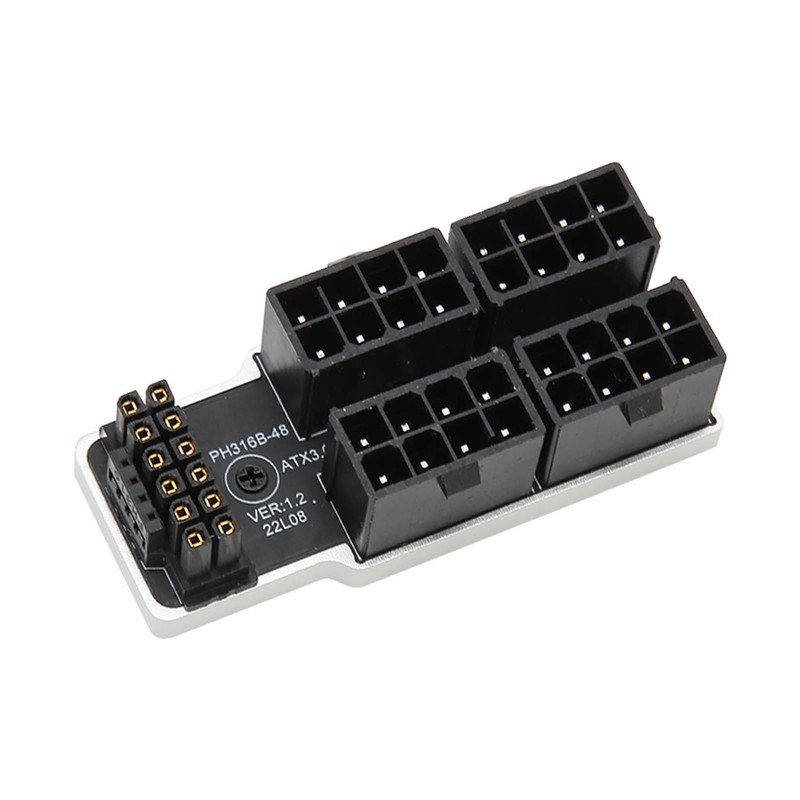 ATX 4 8P Up Angled Adapter 32P To 16P 600W