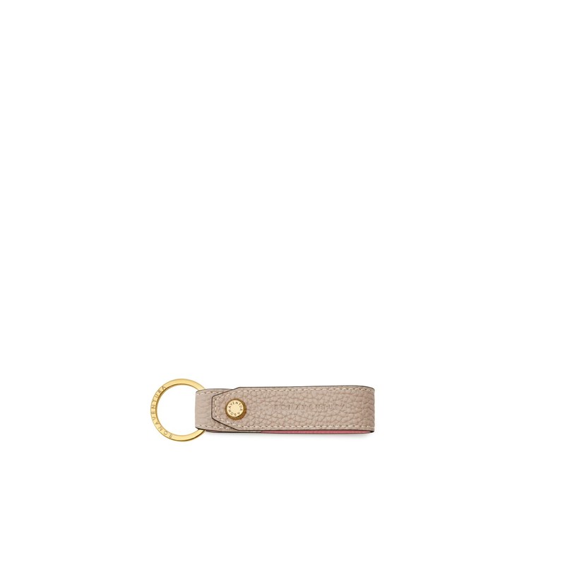 Bonaventura Key Chain Shrink Leather, beige