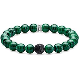 THOMAS SABO bracelet Black Cat green 925 sterling silver A1778-530-6-L19