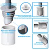 Anti-Odor Floor Drain Plug Sewer Pipe Seal Ring Sealing Cover