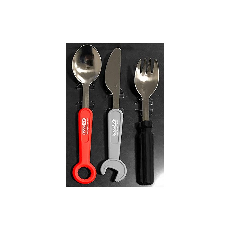 KS Tools for Kids 100212 Children's Cutlery Set | 3-Piece