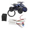 DC24V 500W Brushed Speed Controller with Throttle Pedal Kit for
