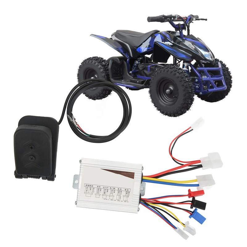 DC24V 500W Brushed Speed Controller with Throttle Pedal Kit for